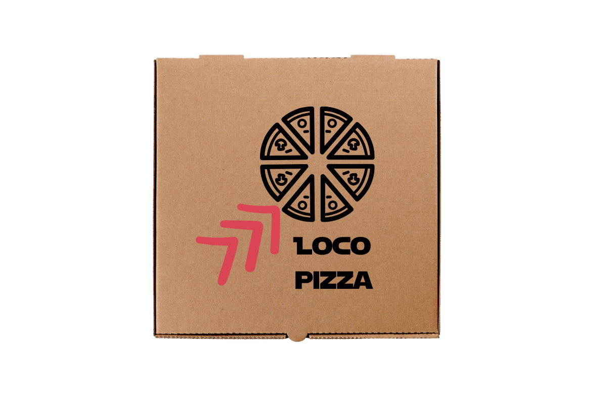 Brown Pizza Boxes