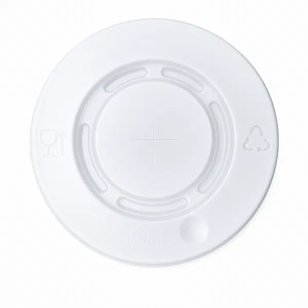 90mm Flat PS S/Slot Cold Cup Lids (MK90) (16-22oz) (20x100)