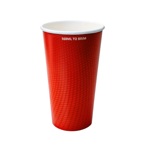 20oz / 568ml Spiritpak Red Paper Party SW Cup (20x25s)