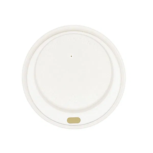 90mm White Hot Cup Lids - Huh (10/12/16oz ) (10 x 100)
