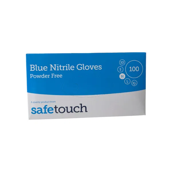 SAFE TOUCH PF Blue Nitrile M (10x100)