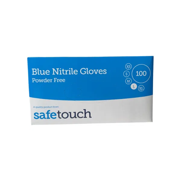SAFE TOUCH PF Blue Nitrile L (10x100)