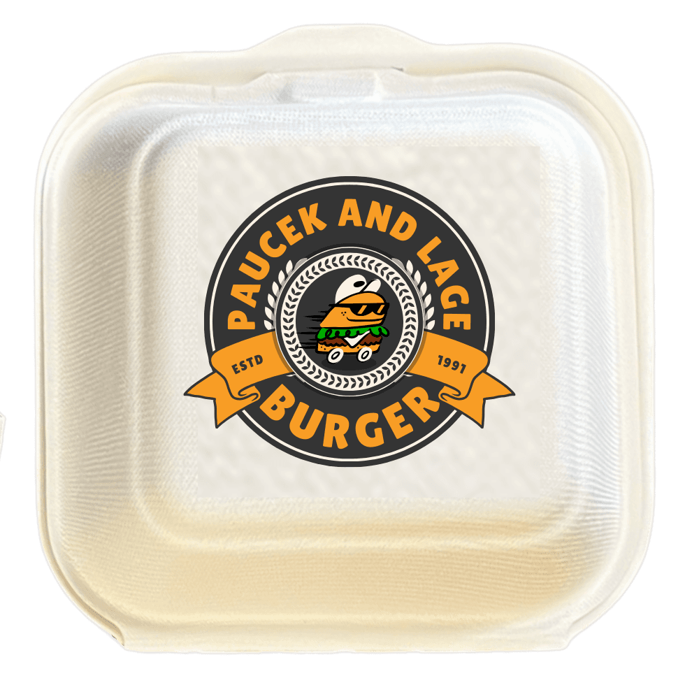 Bagasse Burger Box view 4