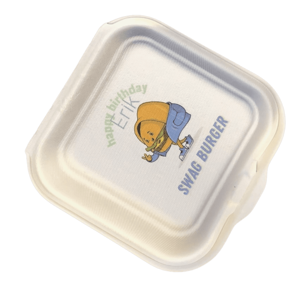 Bagasse Burger Box view 5