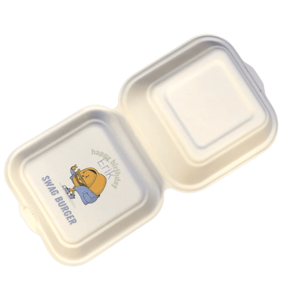 Bagasse Burger Box view 6