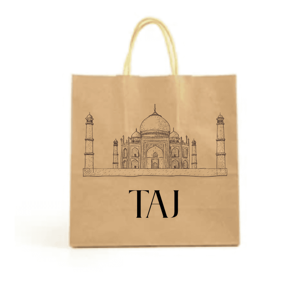 Twisted Handle Brown Bags 2