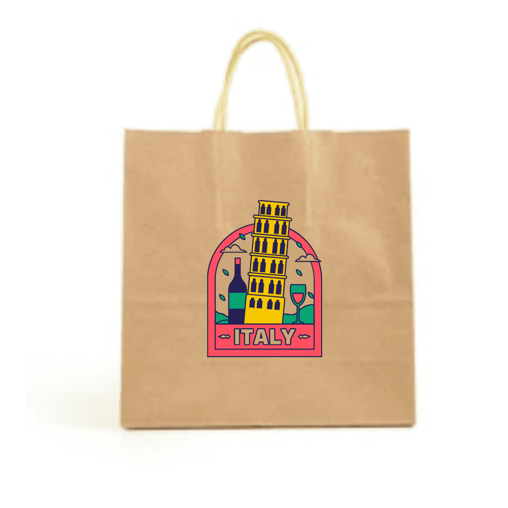 Twisted Handle Brown Bags 3