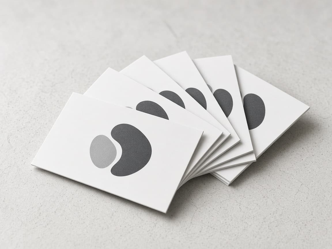 Business cards Ireland — fanned 85 × 55 mm cards for Cork and Galway SMEs