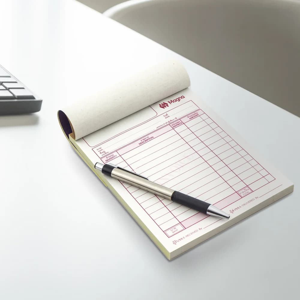 NCR invoice book Ireland — printed docket pad for Galway and nationwide delivery