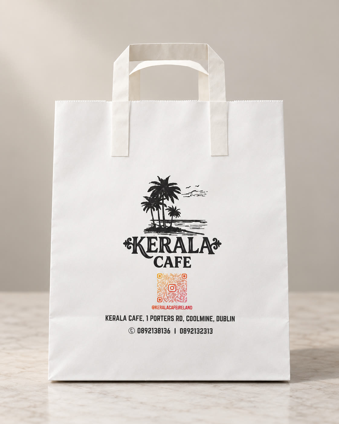 Kerala Cafe Paper Bags