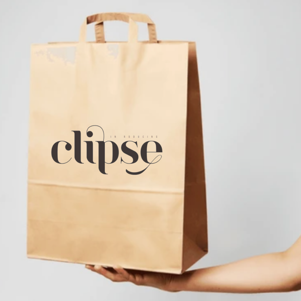 Flat Handle Paper Bags