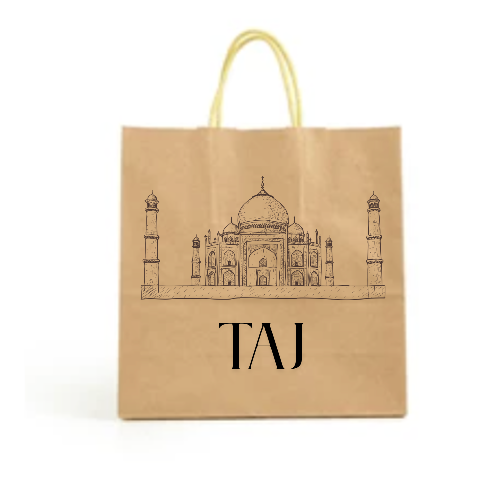 Custom twisted handle paper bags Ireland – boutique branding